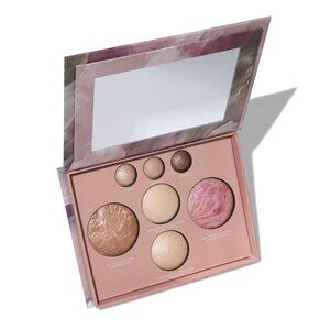 Travel-Ready Baked Makeup Palette: Blush, Bronzer, 2 Highlighters & 3 Eyeshadows